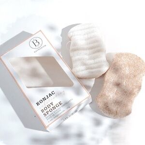 Bathorium Konjac Walnut Shell Exfoliating Body Sponge
